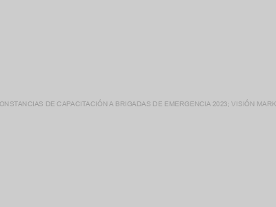 Protegido: CONSTANCIAS DE CAPACITACIÓN A BRIGADAS DE EMERGENCIA 2023; VISIÓN MARKETING, S.C.